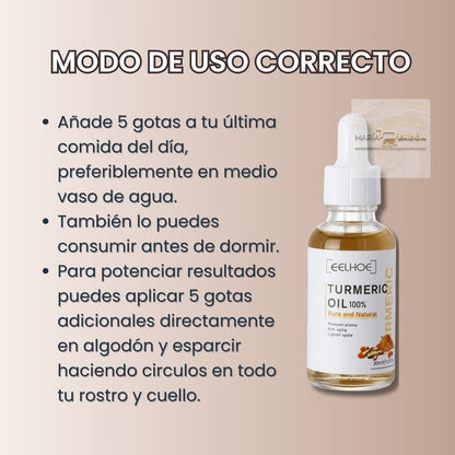 ¡Descubre la Magia de la Naturaleza! Aceite Esencial de Cúrcuma Pura para una Piel Radiante